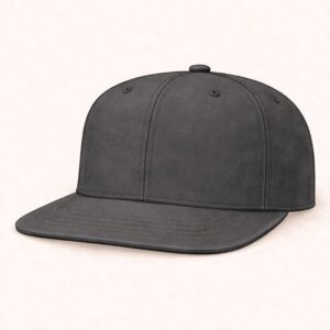 Charcoal Casual Snapback Cap