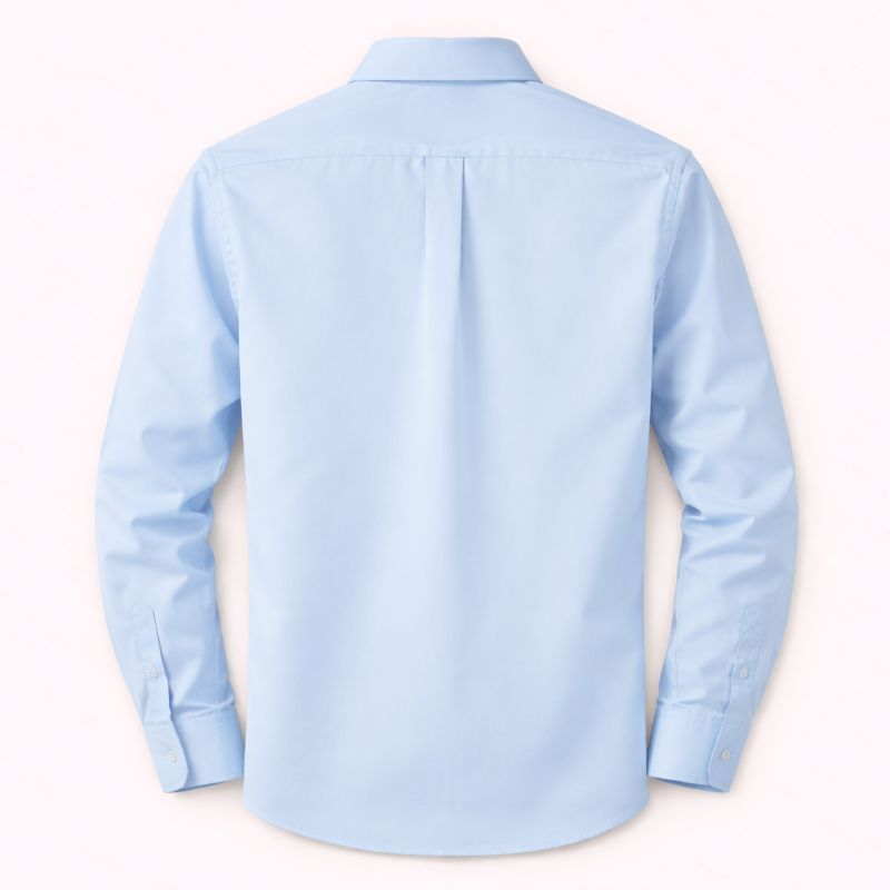 Modern Fit Sky Blue Formal Shirt - Image 2
